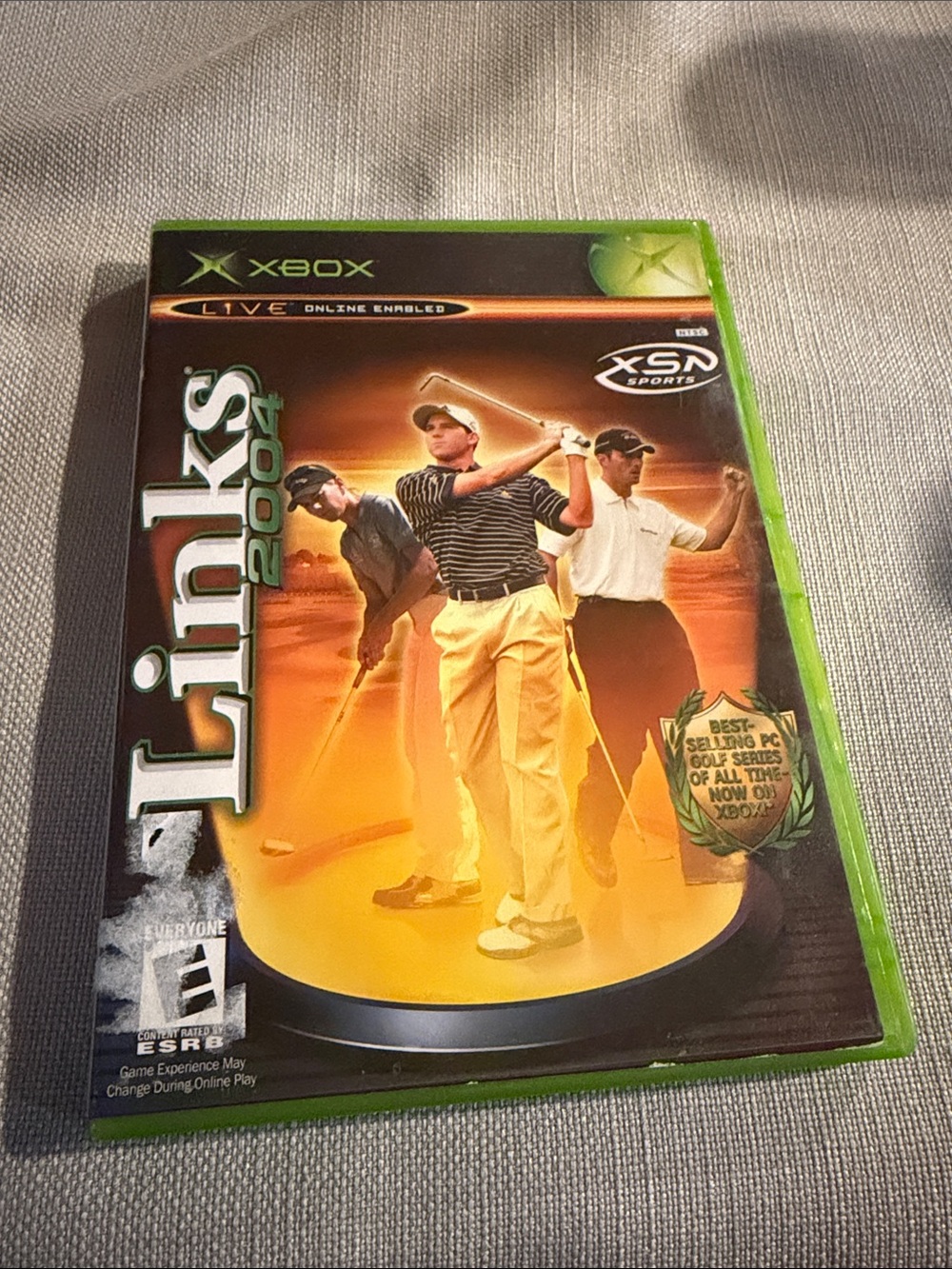 Xbox Links 2004 Golf Game - Green Case